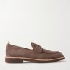 Opera 001 Suede Penny Loafers Opera 001 Suede Penny Loafers