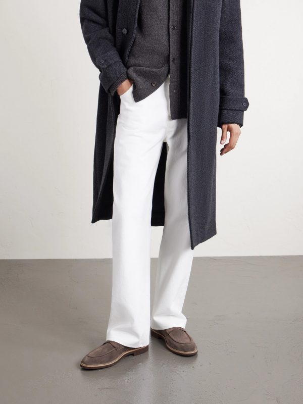 Opera 001 Suede Penny Loafers - OU Opera 001 Suede Penny Loafers - OU