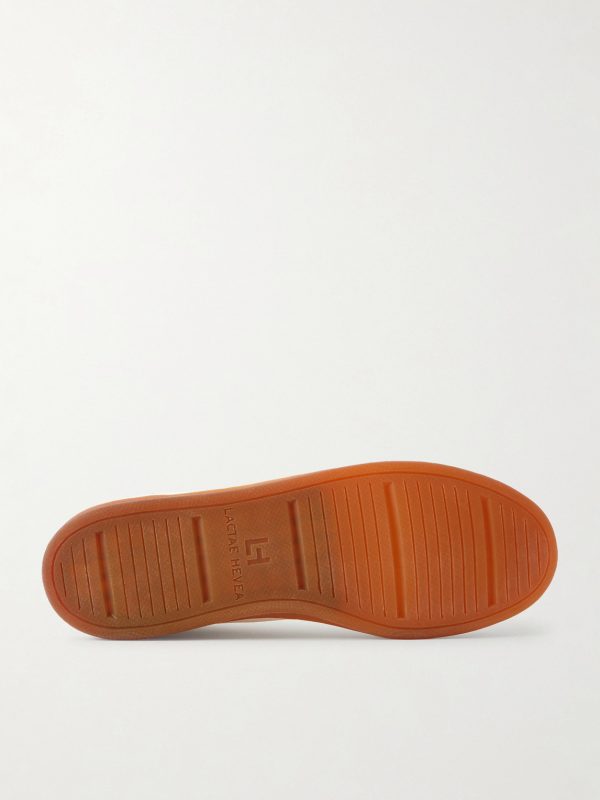 Militia 001 Suede-Trimmed Full-Grain Deerskin Sneakers - E1 Militia 001 Suede-Trimmed Full-Grain Deerskin Sneakers - E1