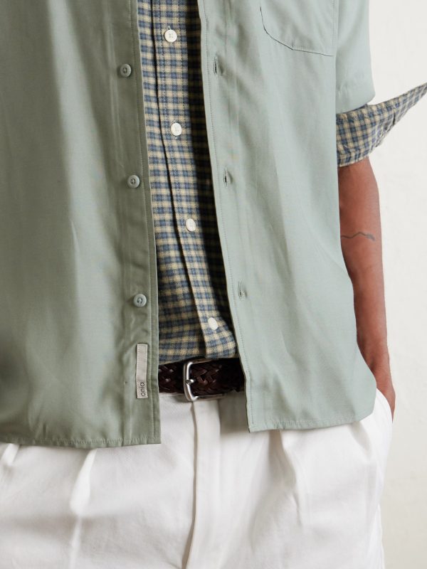 Vacation Convertible-Collar TENCEL™Lyocell Shirt - CU Vacation Convertible-Collar TENCEL™Lyocell Shirt - CU