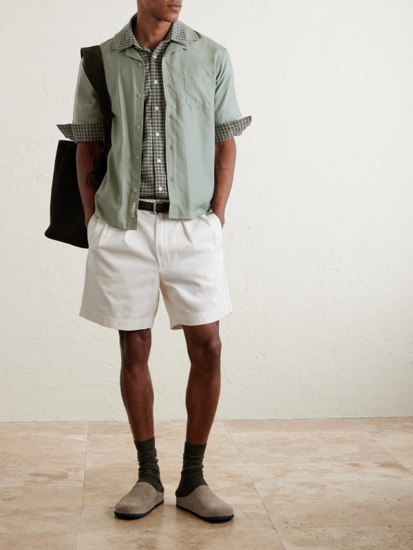 Vacation Convertible-Collar TENCEL™Lyocell Shirt - OU Vacation Convertible-Collar TENCEL™Lyocell Shirt - OU