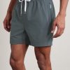 Charles Straight-Leg Mid-Length Swim Shorts - FR Charles Straight-Leg Mid-Length Swim Shorts - FR