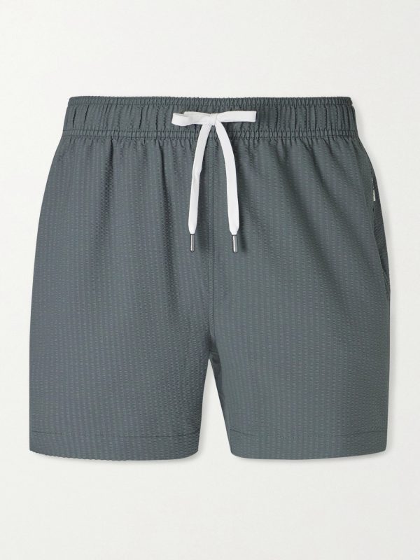 Charles Straight-Leg Mid-Length Swim Shorts Charles Straight-Leg Mid-Length Swim Shorts