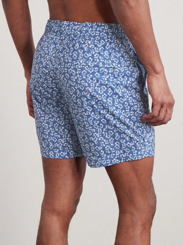 Charles Straight-Leg Mid-Length Printed Swim Shorts - BK Charles Straight-Leg Mid-Length Printed Swim Shorts - BK