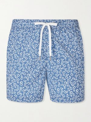 Charles Straight-Leg Mid-Length Printed Swim Shorts Charles Straight-Leg Mid-Length Printed Swim Shorts