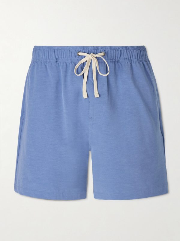 Land To Water Straight-Leg Mid-Length Swim Shorts