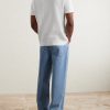 Textured-Cotton Polo Shirt - BK