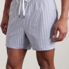 Charles Straight-Fit Mid-Length Striped Seersucker Swim Shorts - FR Charles Straight-Fit Mid-Length Striped Seersucker Swim Shorts - FR