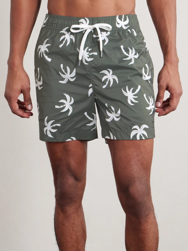 Charles Straight-Leg Mid-Length Printed Swim Shorts - FR Charles Straight-Leg Mid-Length Printed Swim Shorts - FR