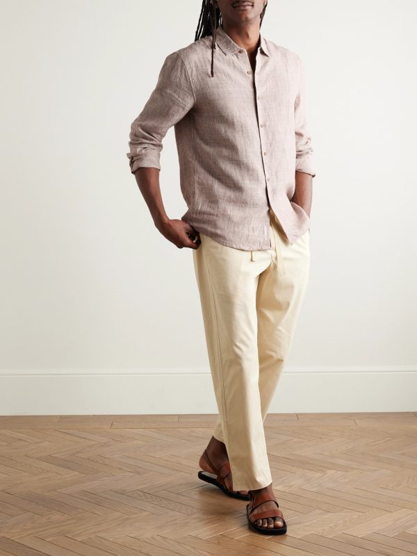 Checked Linen Shirt - OU
