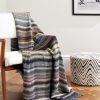 Blur Fringed Jacquard-Knit Wool-Blend Throw - OU