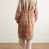 Stone Ombré Striped Cotton-Terry Hooded Robe - BK Stone Ombré Striped Cotton-Terry Hooded Robe - BK