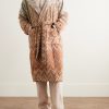 Stone Ombré Striped Cotton-Terry Hooded Robe - OU Stone Ombré Striped Cotton-Terry Hooded Robe - OU