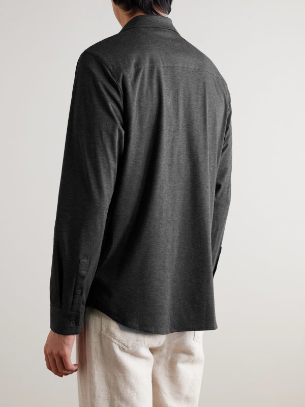 Supima Cotton-Blend Piqué Polo Shirt - BK Supima Cotton-Blend Piqué Polo Shirt - BK