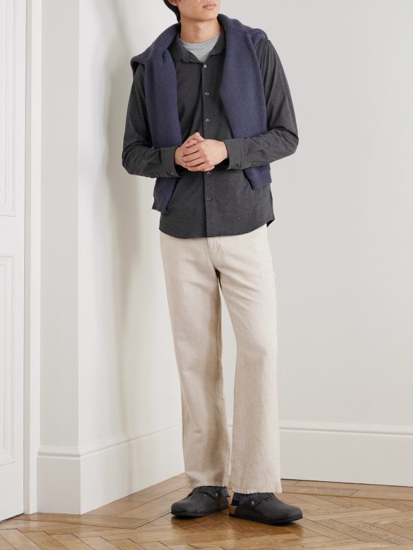 Supima Cotton-Blend Piqué Polo Shirt - OU Supima Cotton-Blend Piqué Polo Shirt - OU