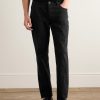Straight-Leg Brushed Cotton-Blend Twill Trousers - FR Straight-Leg Brushed Cotton-Blend Twill Trousers - FR