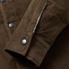 Fleece-Lined Cotton-Blend Corduroy Shirt Jacket - E1