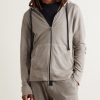 Garment-Dyed Cotton-Jersey Zip-Up Hoodie - FR Garment-Dyed Cotton-Jersey Zip-Up Hoodie - FR