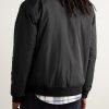 Padded Recycled-Twill Bomber Jacket - BK Padded Recycled-Twill Bomber Jacket - BK