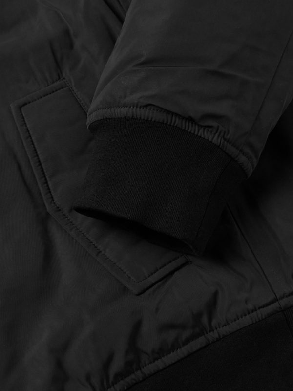 Padded Recycled-Twill Bomber Jacket - E1 Padded Recycled-Twill Bomber Jacket - E1