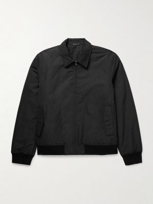 Padded Recycled-Twill Bomber Jacket