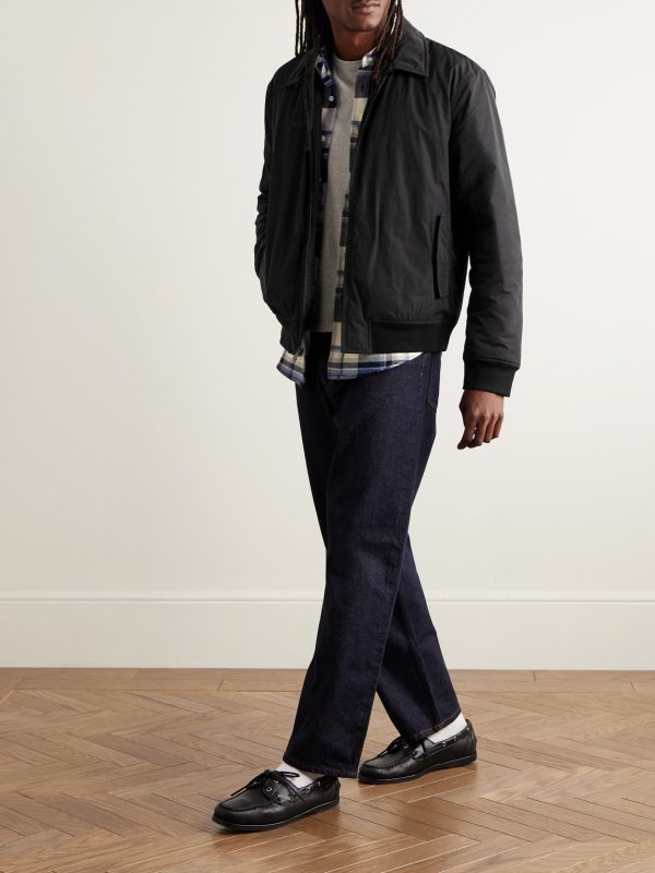 Padded Recycled-Twill Bomber Jacket - OU Padded Recycled-Twill Bomber Jacket - OU