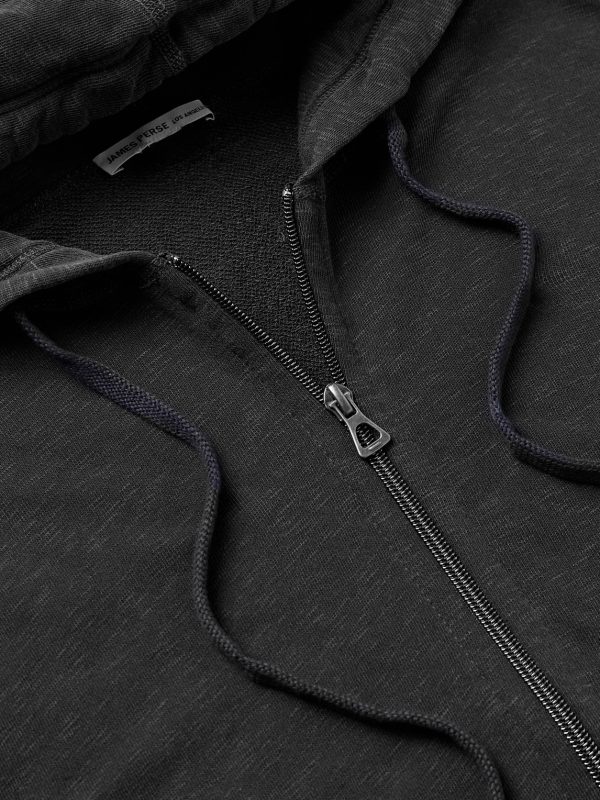 Garment-Dyed Cotton-Jersey Zip-Up Hoodie - CU