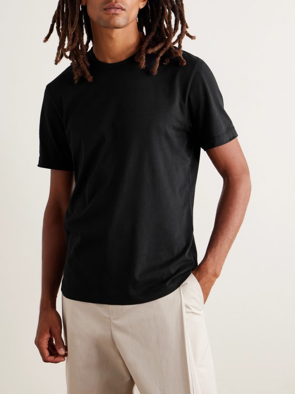 Lotus Brushed Cotton-Jersey T-Shirt - FR Lotus Brushed Cotton-Jersey T-Shirt - FR