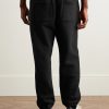 Cozy Tapered Cotton-Blend Jersey Sweatpants - BK