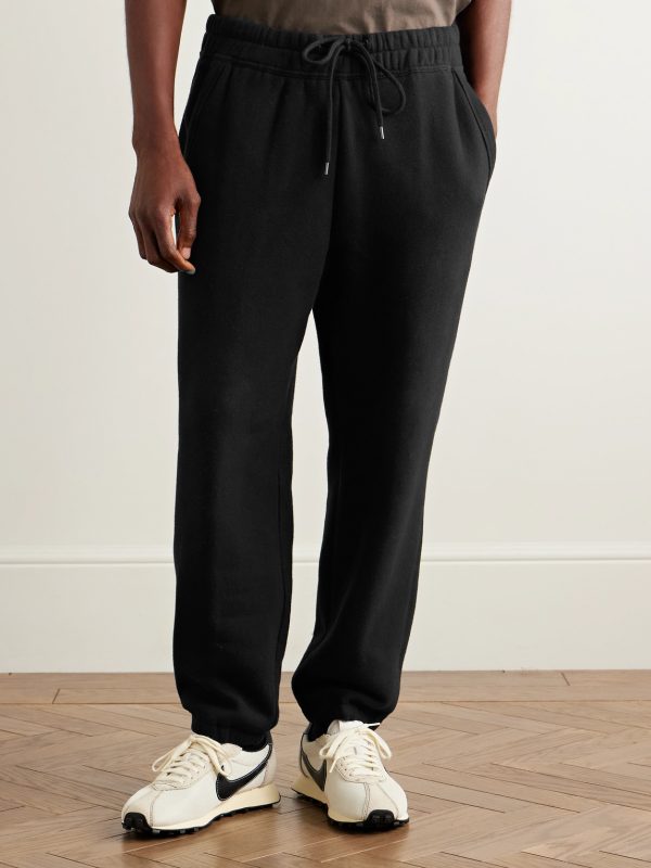 Cozy Tapered Cotton-Blend Jersey Sweatpants - FR