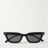 Cat-Eye Acetate Sunglasses
