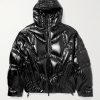 + A$AP Rocky Bahianinha Quilted Glossed-Shell Hooded Down Jacket