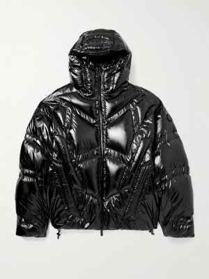 + A$AP Rocky Bahianinha Quilted Glossed-Shell Hooded Down Jacket + A$AP Rocky Bahianinha Quilted Glossed-Shell Hooded Down Jacket
