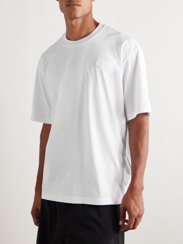 + A$AP Rocky Logo-Appliquéd Cotton-Jersey T-Shirt - FR + A$AP Rocky Logo-Appliquéd Cotton-Jersey T-Shirt - FR