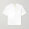 + A$AP Rocky Logo-Appliquéd Cotton-Jersey T-Shirt + A$AP Rocky Logo-Appliquéd Cotton-Jersey T-Shirt