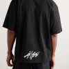 + A$AP Rocky Logo-Appliquéd Cotton-Jersey T-Shirt - BK