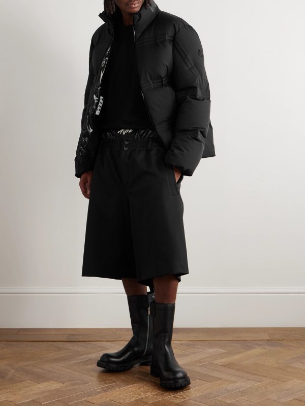 + Asap Rocky Logo-Appliquéd Quilted Twill Down Jacket - OU