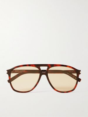 Aviator-Style Tortoiseshell Acetate Sunglasses Aviator-Style Tortoiseshell Acetate Sunglasses