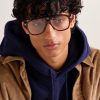 Aviator-Style Tortoiseshell Acetate Sunglasses - OU