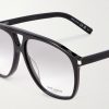 Aviator-Style Acetate Sunglasses - CU