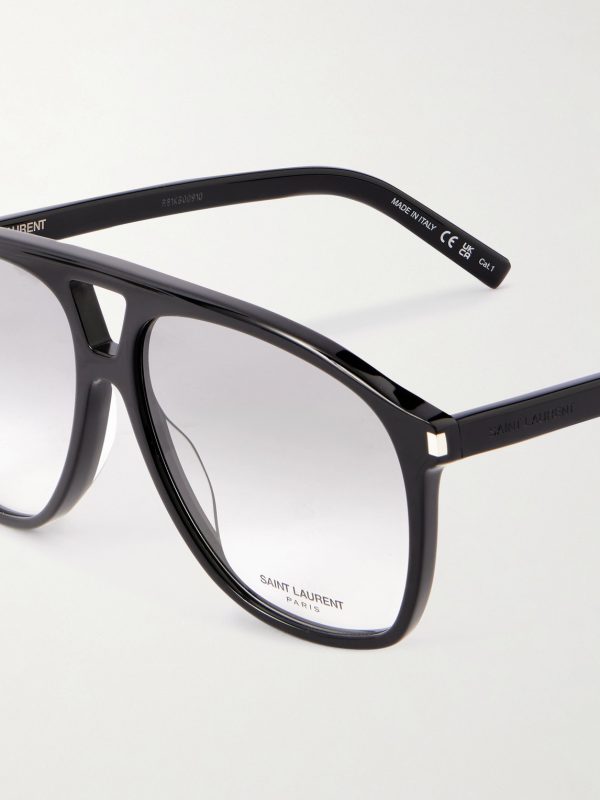 Aviator-Style Acetate Sunglasses - CU