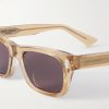 Square-Frame Acetate Sunglasses - CU Square-Frame Acetate Sunglasses - CU
