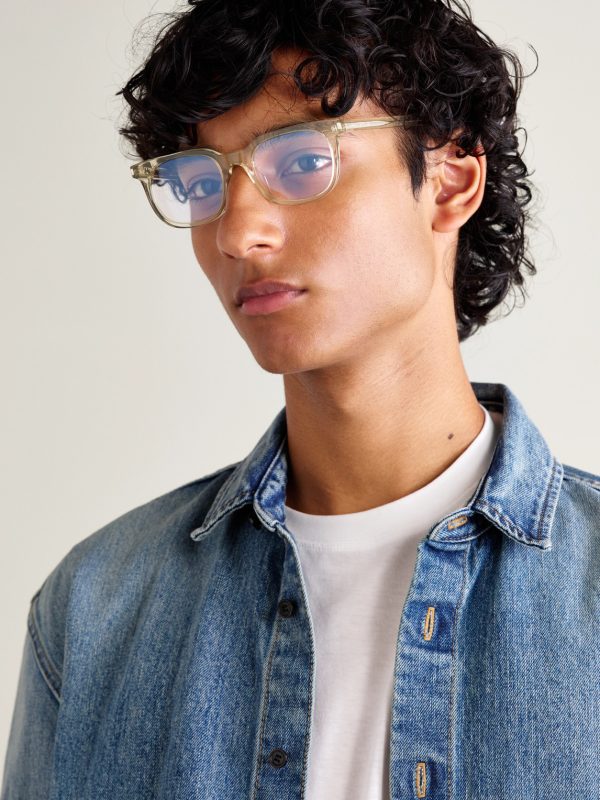 Round-Frame Acetate Optical Glasses - OU