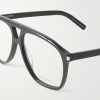 Aviator-Style Acetate Optical Glasses - CU