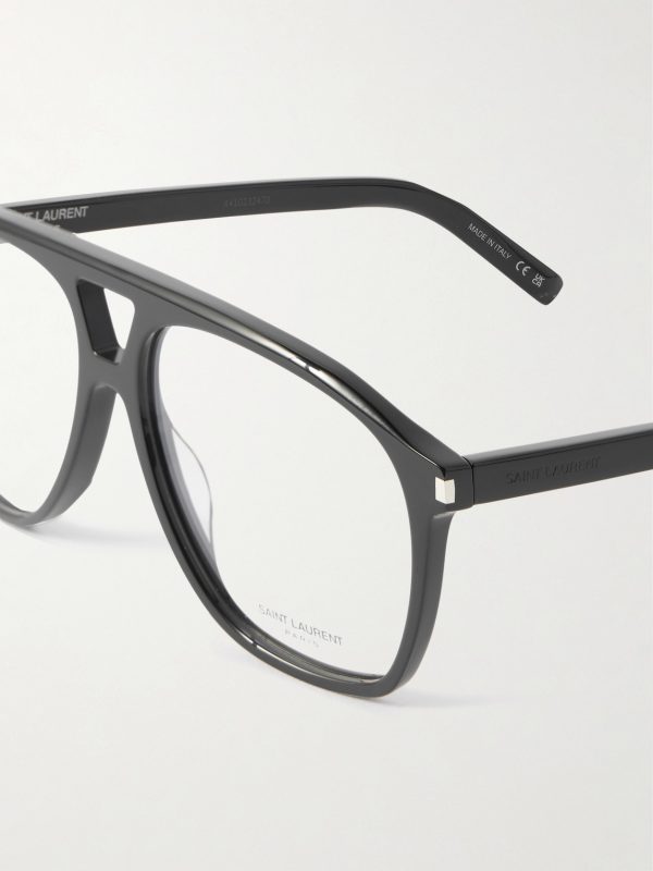 Aviator-Style Acetate Optical Glasses - CU