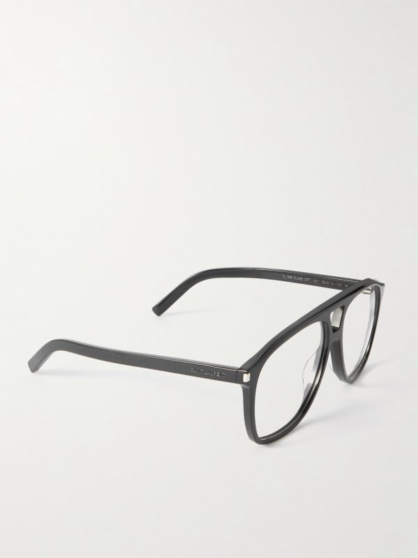 Aviator-Style Acetate Optical Glasses - FR