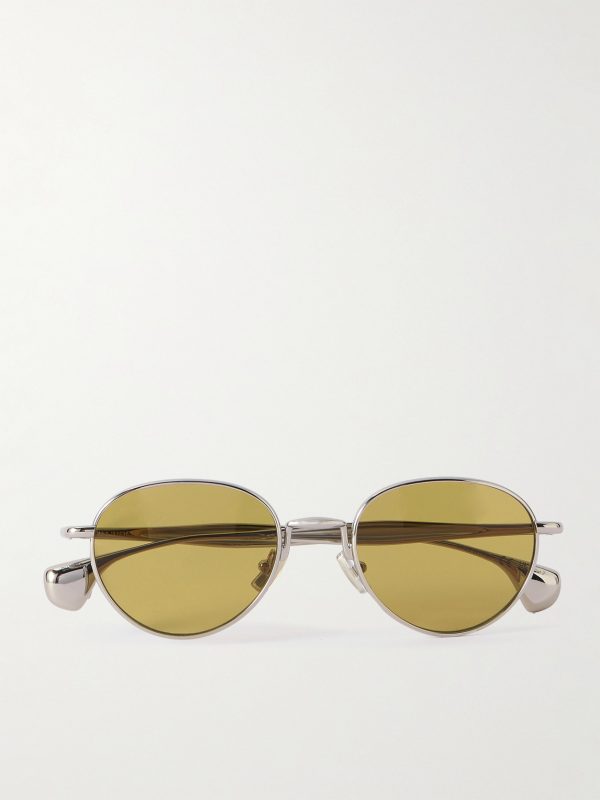 Round-Frame Silver-Tone Sunglasses Round-Frame Silver-Tone Sunglasses
