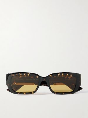 Dash Rectangular-Frame Tortoiseshell Acetate Sunglasses Dash Rectangular-Frame Tortoiseshell Acetate Sunglasses