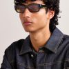 Dash Rectangular-Frame Tortoiseshell Acetate Sunglasses - OU