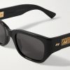 Square-Frame Acetate and Gold-Tone Sunglasses - CU